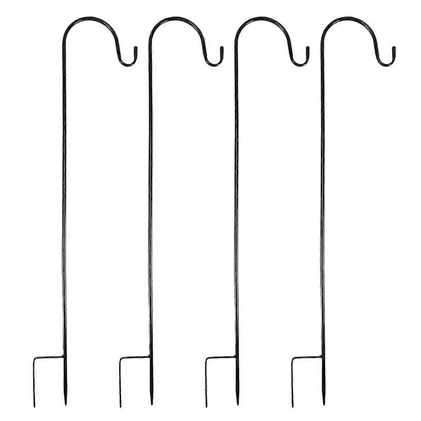 For 4 Pcs Adjustable Shepherd Crook Hooksfestoon Pole With Basegarden Border Hook For String Lightsf