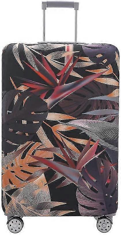 غطاء الأمتعة حقيبة قابل للغسل حامي مضاد للخدش غطاء حقيبة يناسب 18-32 بوصة الأمتعة (أوراق الخريف ، S)