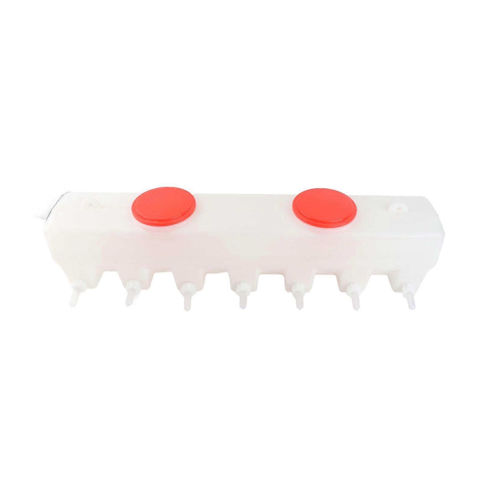 Livestock Milk Feeder 14 Nipples Double Sided 9L Silicone Lamb Drink Nipples with Check Valve for Calf Piglet