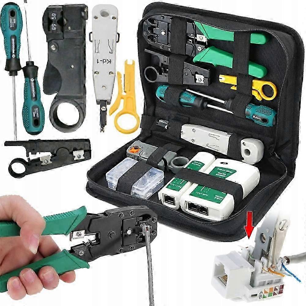 Pass Through Rj45 Lan Network Tool Kit 2025