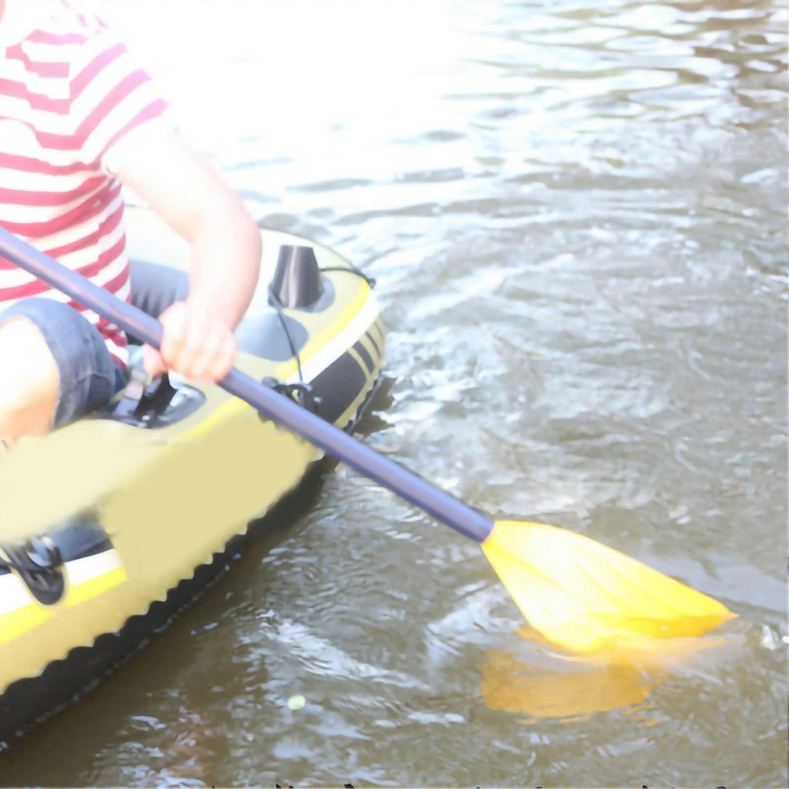 Kayak Paddle Pair Detachable Lightweight PVC For Rowing Strength Canoe Paddle Exquisite Workmanship
