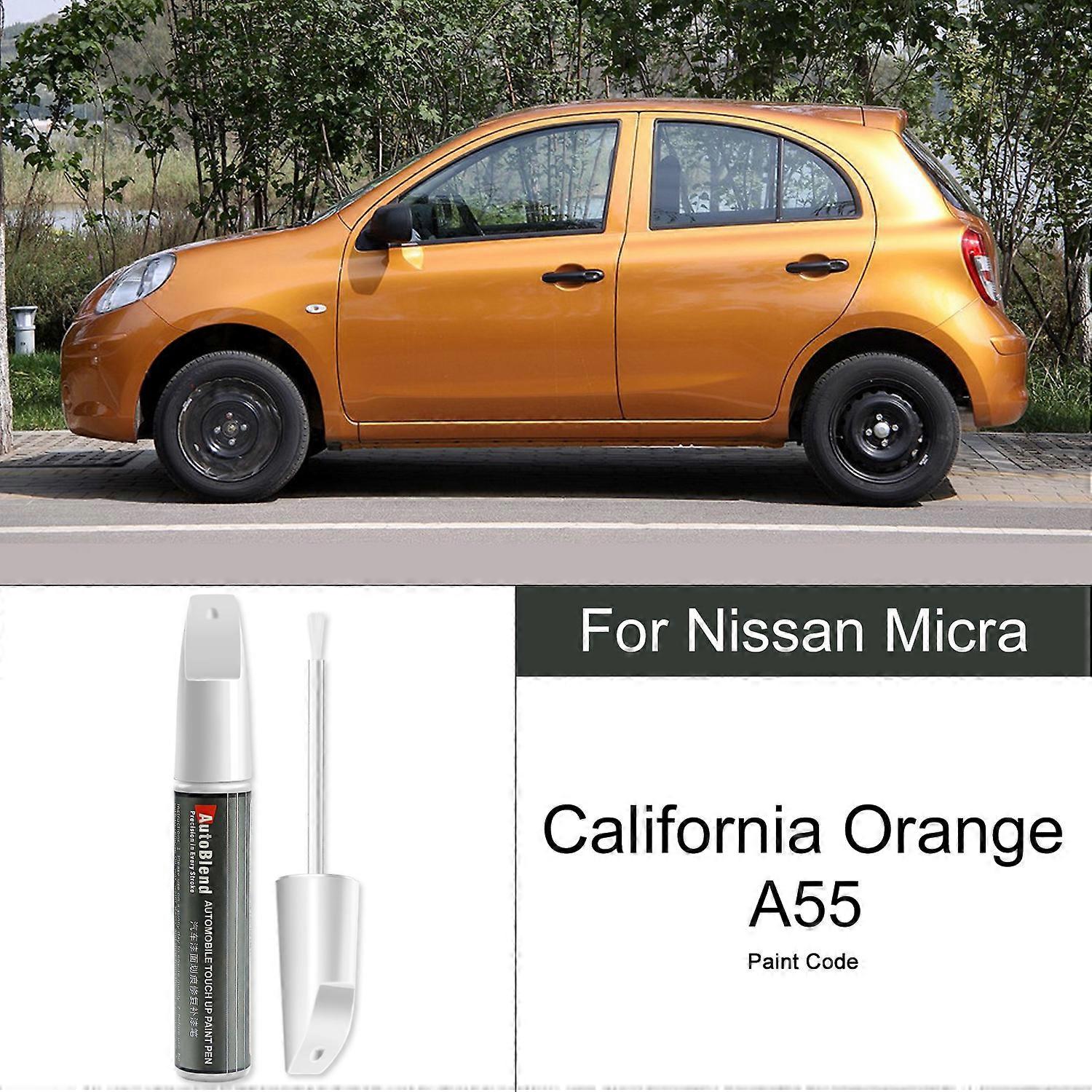 Compatible Paint Repair Pen for Nissan Micra Precise Color Matching Scratch Removal and Clear Coat Pen To Restore Paint Gloss and Texture