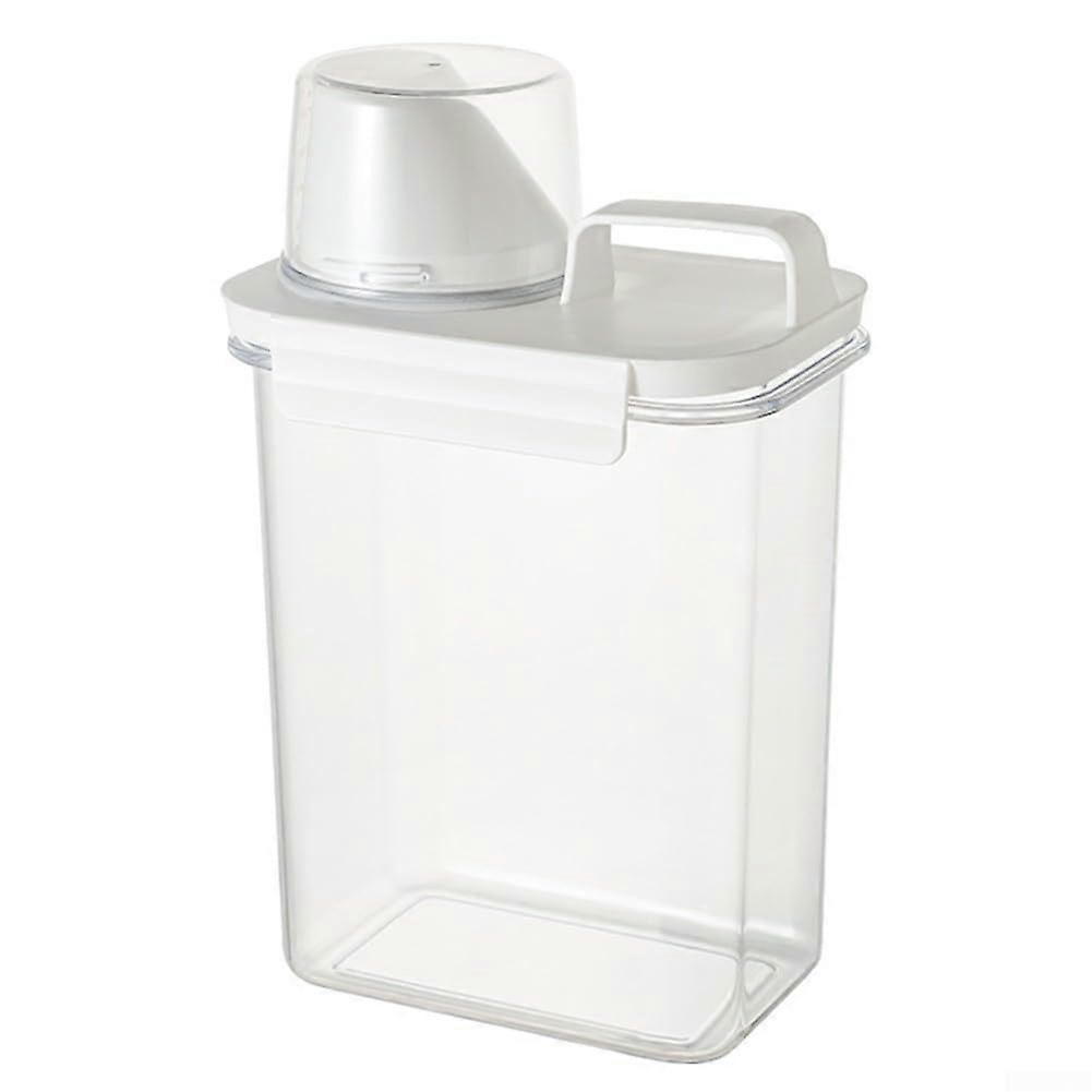 Rice Container 1800ML Airtight Flour and Cereal Dispenser with Measuring Cup for Kitchen Organization and Food Storage