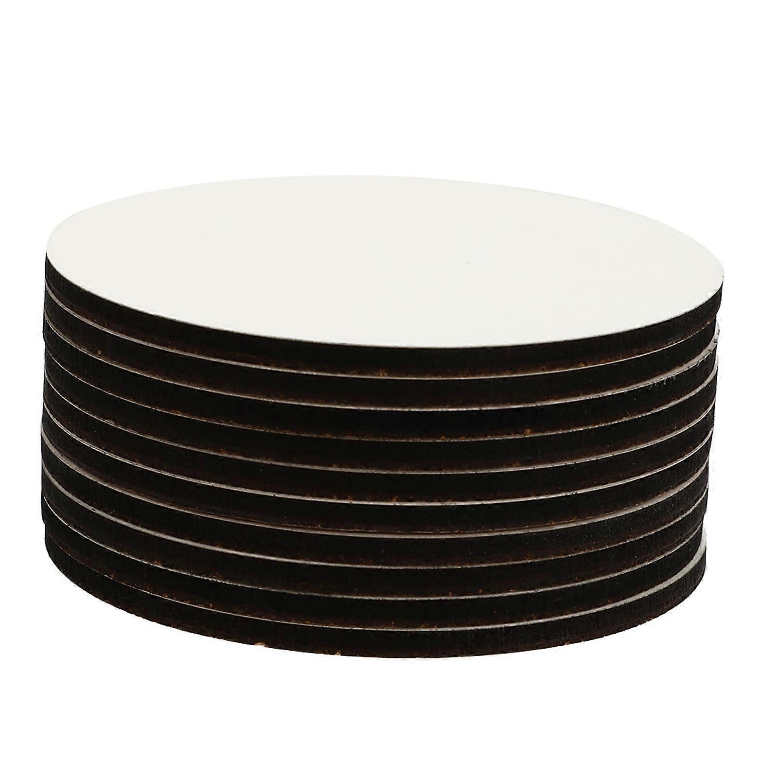 Thermal Transfer Coasters Mdf Coasters Round Practical 70Pcs Set