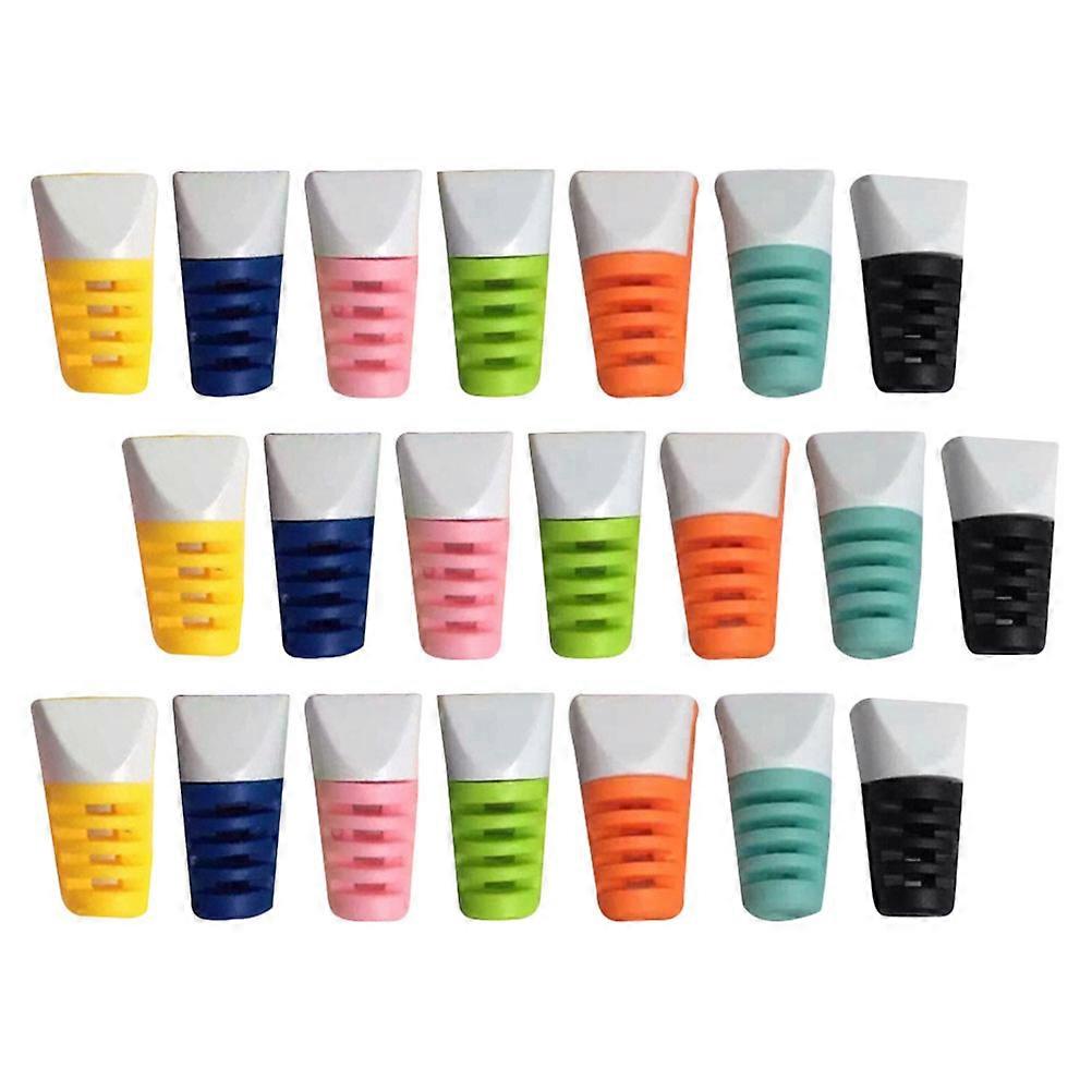 Cable Organizer Sleeves Cable Holder Clips Daily Use ABS PVC Material Rectangular Shape 50Pcs