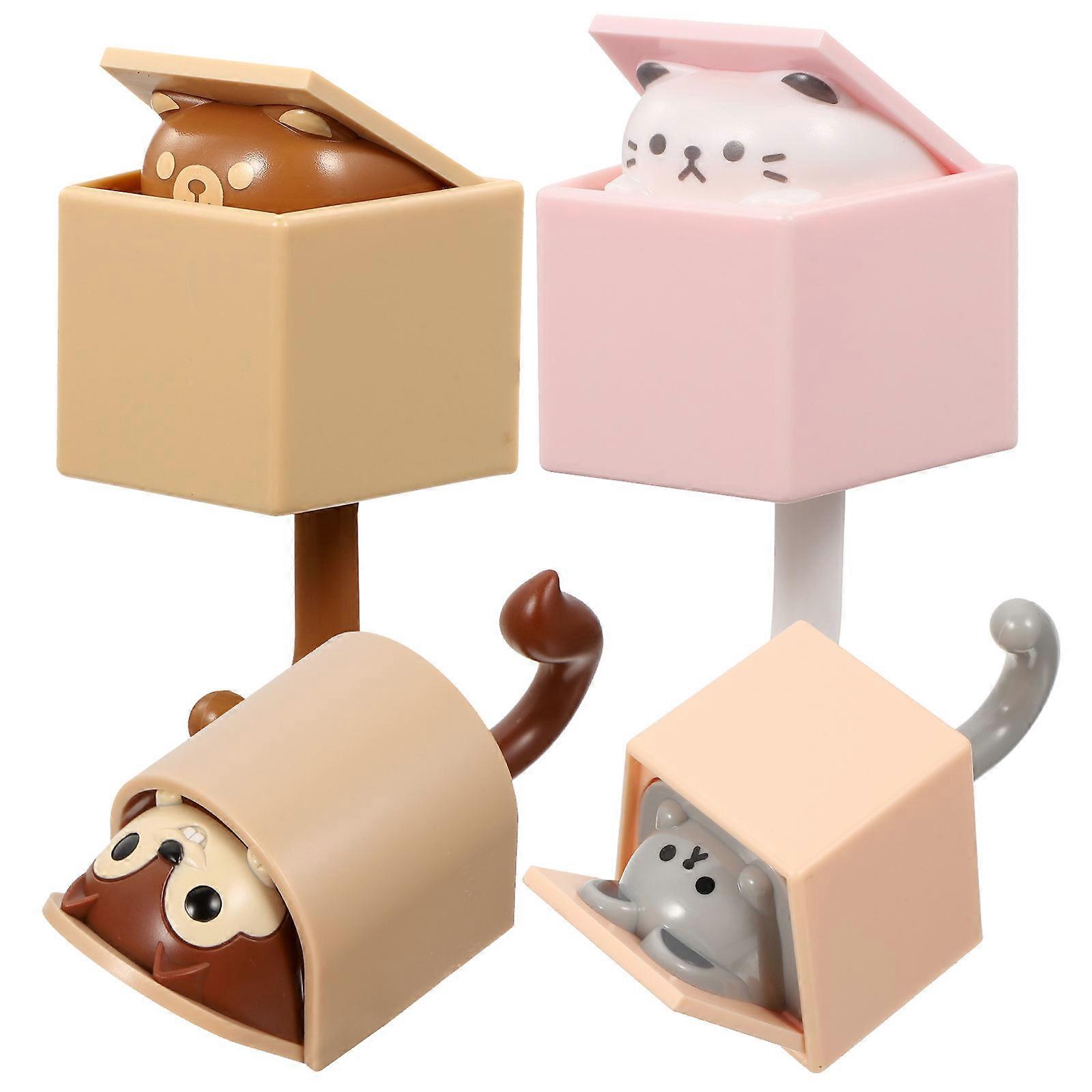 Cute Cartoon Wall Hooks 20 Pcs Space-saving Decorative Adhesive Hooks Ideal For Living Room And Bedroom In Various Colors For Hanging