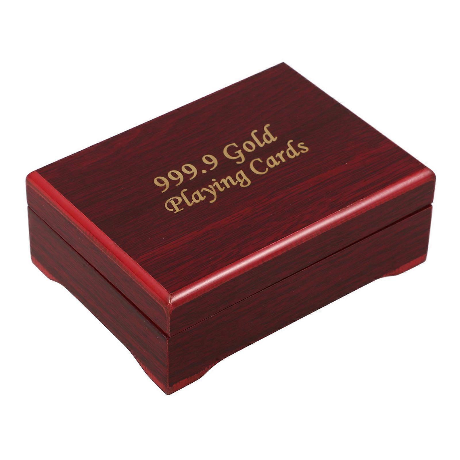 Poker Holder Wooden Storage Case for Durable Use 4Pcs Material