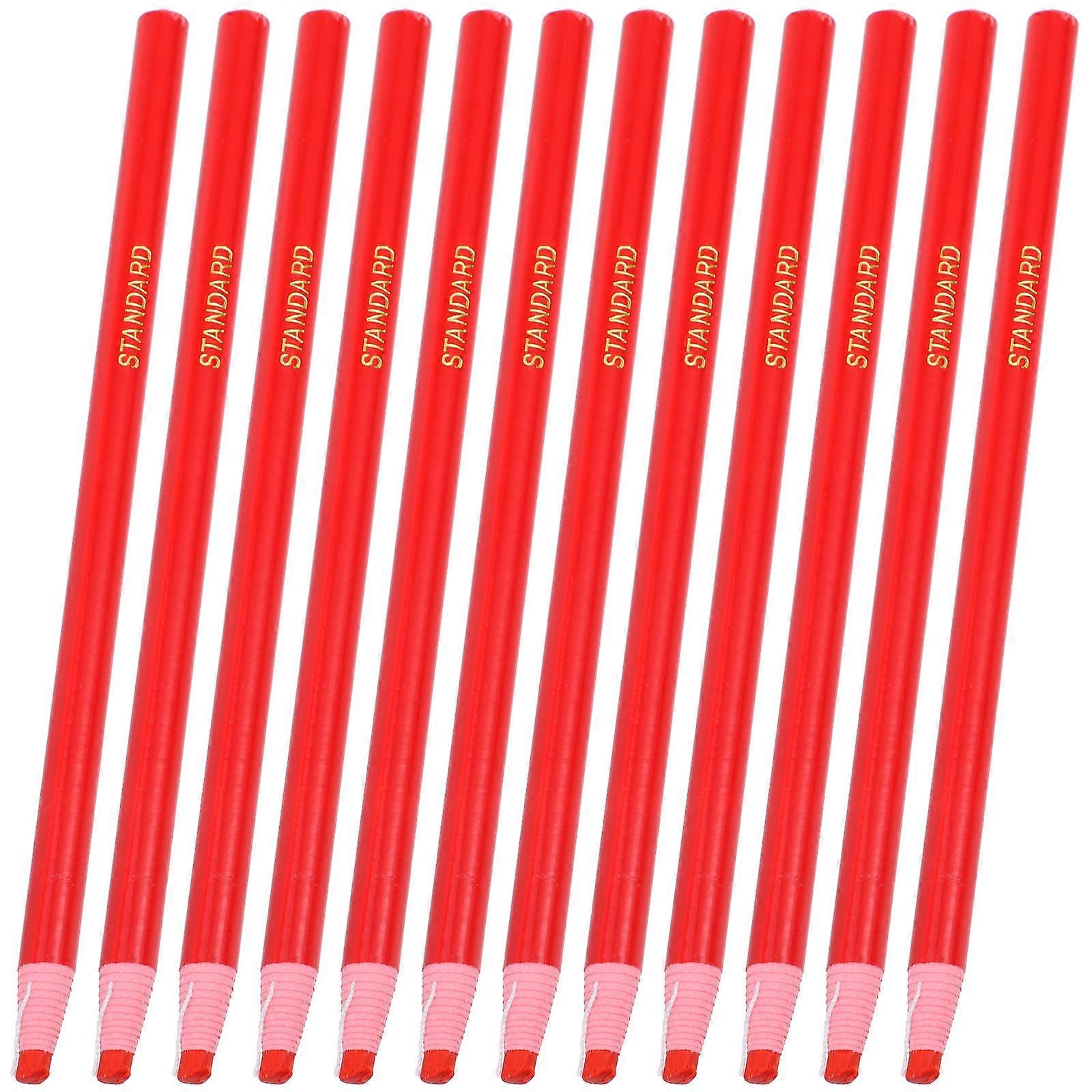 Red Peel-Off China Marker Pen for Marking 36Pcs on and Paper