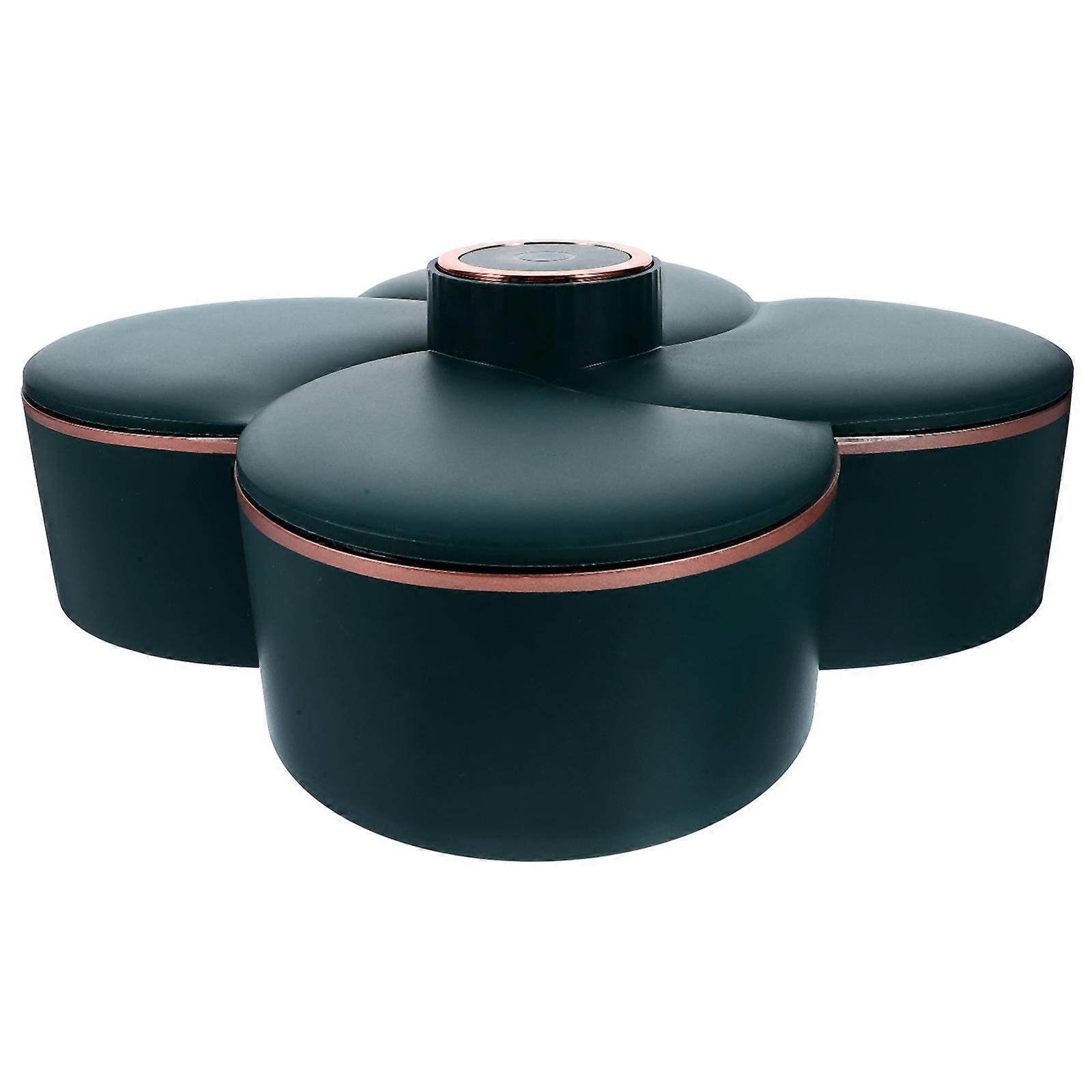 Dry Fruit Tray Lidded Storage Box for Compartment Snack Organization