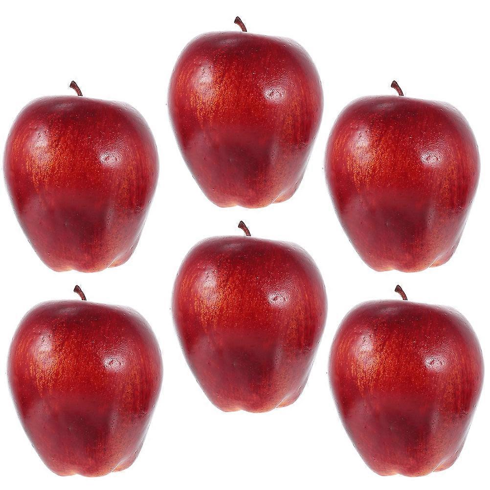 Simulation Red Model for Aquarium Use 24Pcs Foam Fruits Display