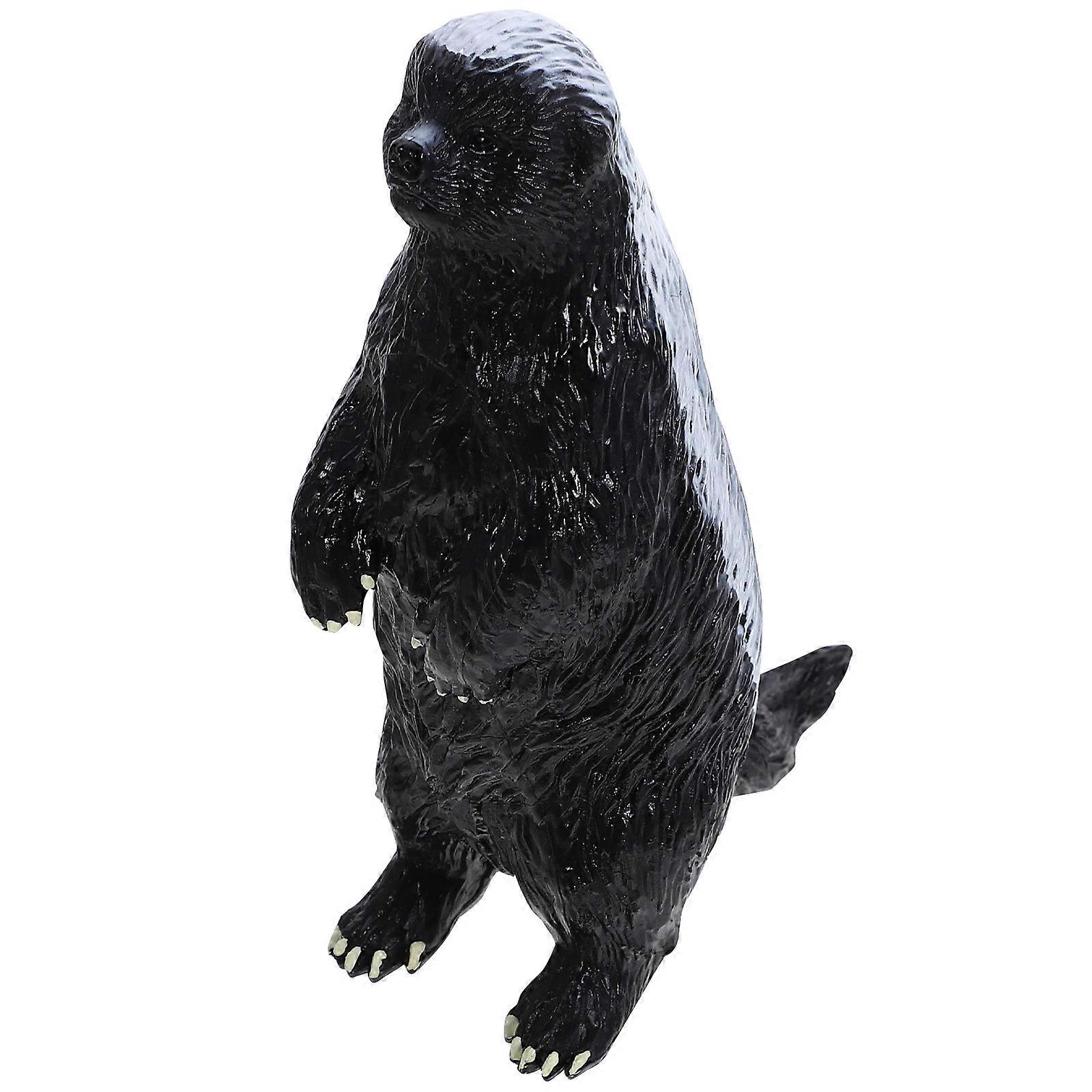 Plastic Animal Figurine Model for Decor 3Pcs Simulation Statue