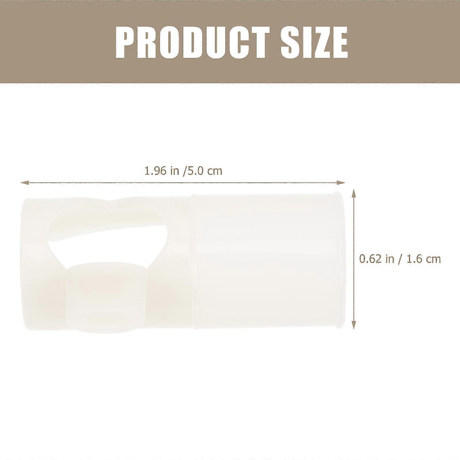 Flute Vocal Apparatus Flute Learning Aid for Beginners White ABS