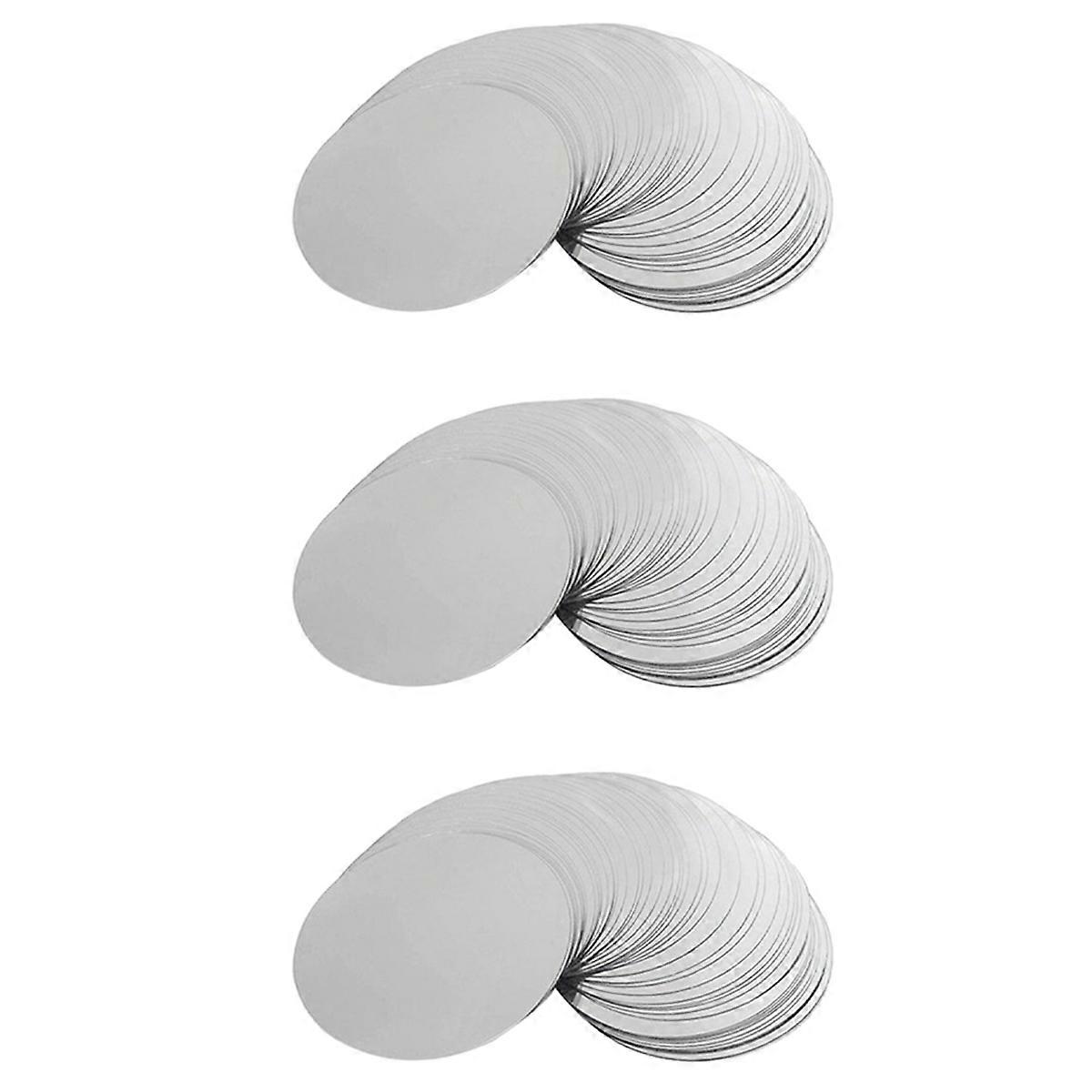 300 Pcs 3 Inch Silver Wine Pourer Discs Drip-Proof Drip
