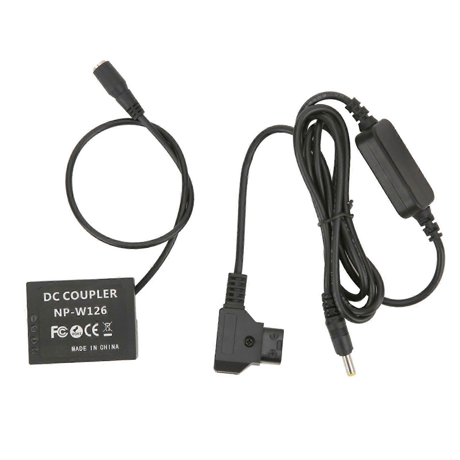 D TAP Interface to NP W126 Full Decoding Dummy Battery Fit for Fuji X T1 X T2 X T3 X T10 X T20 X T30 X Pro1 X Pro2 X Pro3