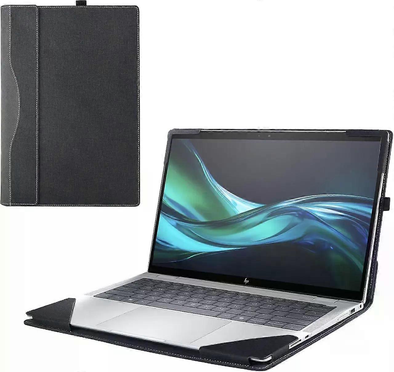 Laptop Case Cover Only for HP Elite x360 1040 G11 2-in-1 14" Notebook PC 2024-2025 (NOT Working with Other Models). PU Leather Shell Notebook Sleeve