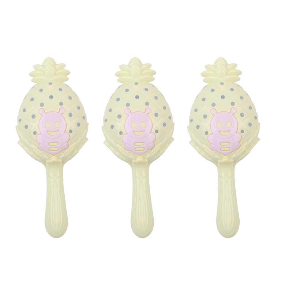 Hanging 3Pcs Plastic Assorted Color Durable Safety for Playing Newborn Toys