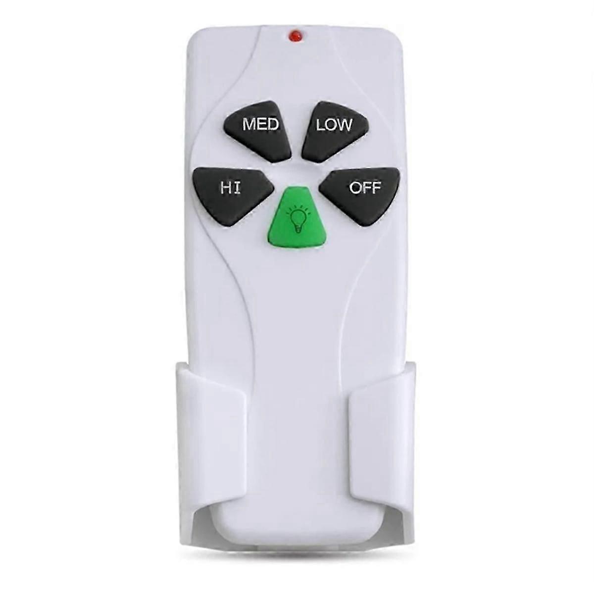 Universal Ceiling Fan Remote, 3 Speed Ceiling Fan & Light Dimmer Control for 53T 11T 35T HD5 UC7030T