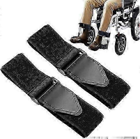 Wheelchair Leg Strap, Wheelchair Foot Rest Straps, Wheelchair Leg Support Harness Restraint, Restraint Footrest for Wheelchair fo-Yvan