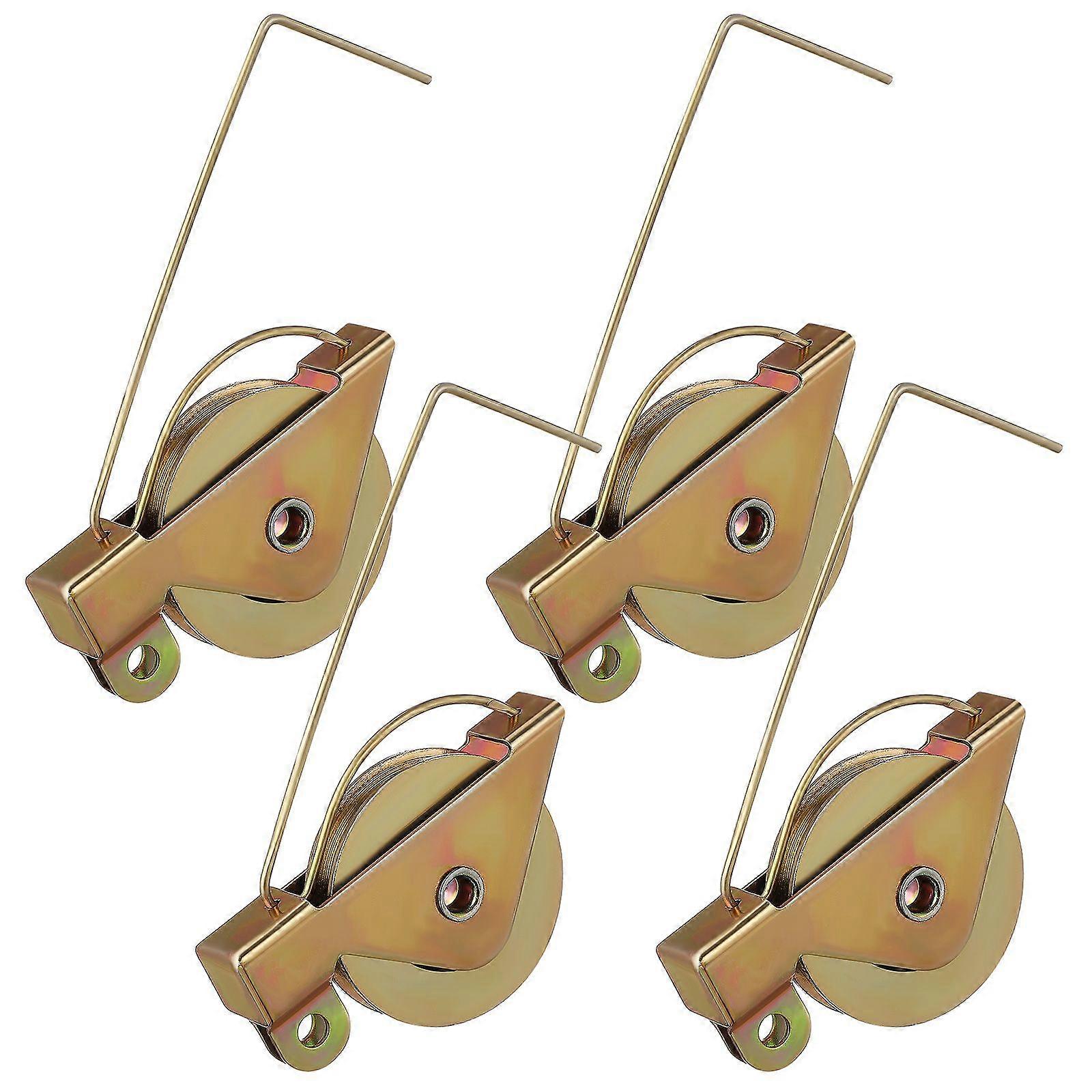 4pcs Sliding Screen Door Rollers Smooth Metal Rollers For Various Windows Home Hardware Accessories For Screen Replacement