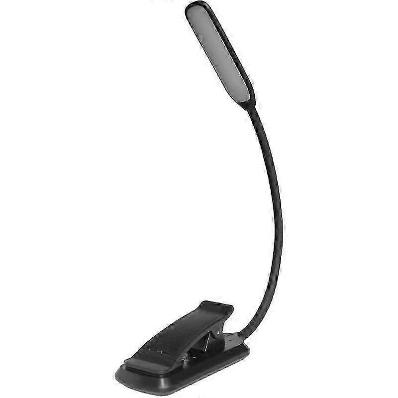 Rechargeable reading light 12 LED reading light 3 lighting modes 360 stepless dimming Flexible neck reading light