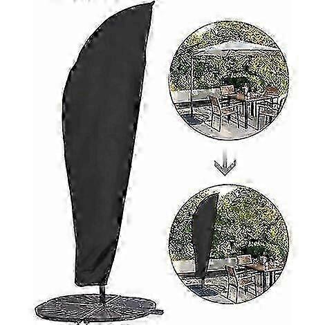 Protective Cover For Parasol With Pole And Offset For Offset Parasol 280 X 30/81/46 Cm Langray
