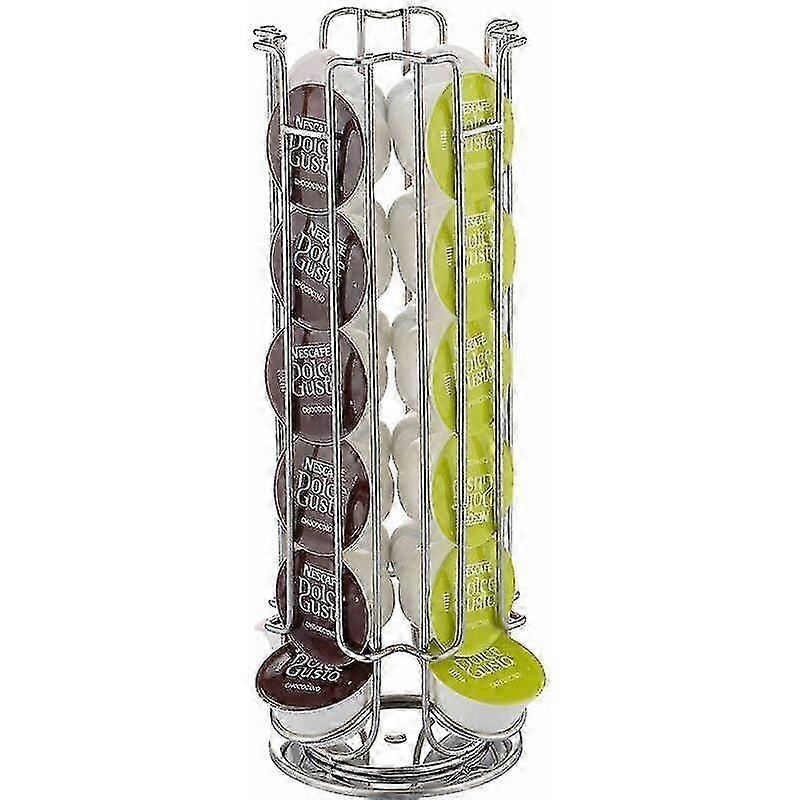 2025 24 Capsule Rotatable Coffee Pod Holder