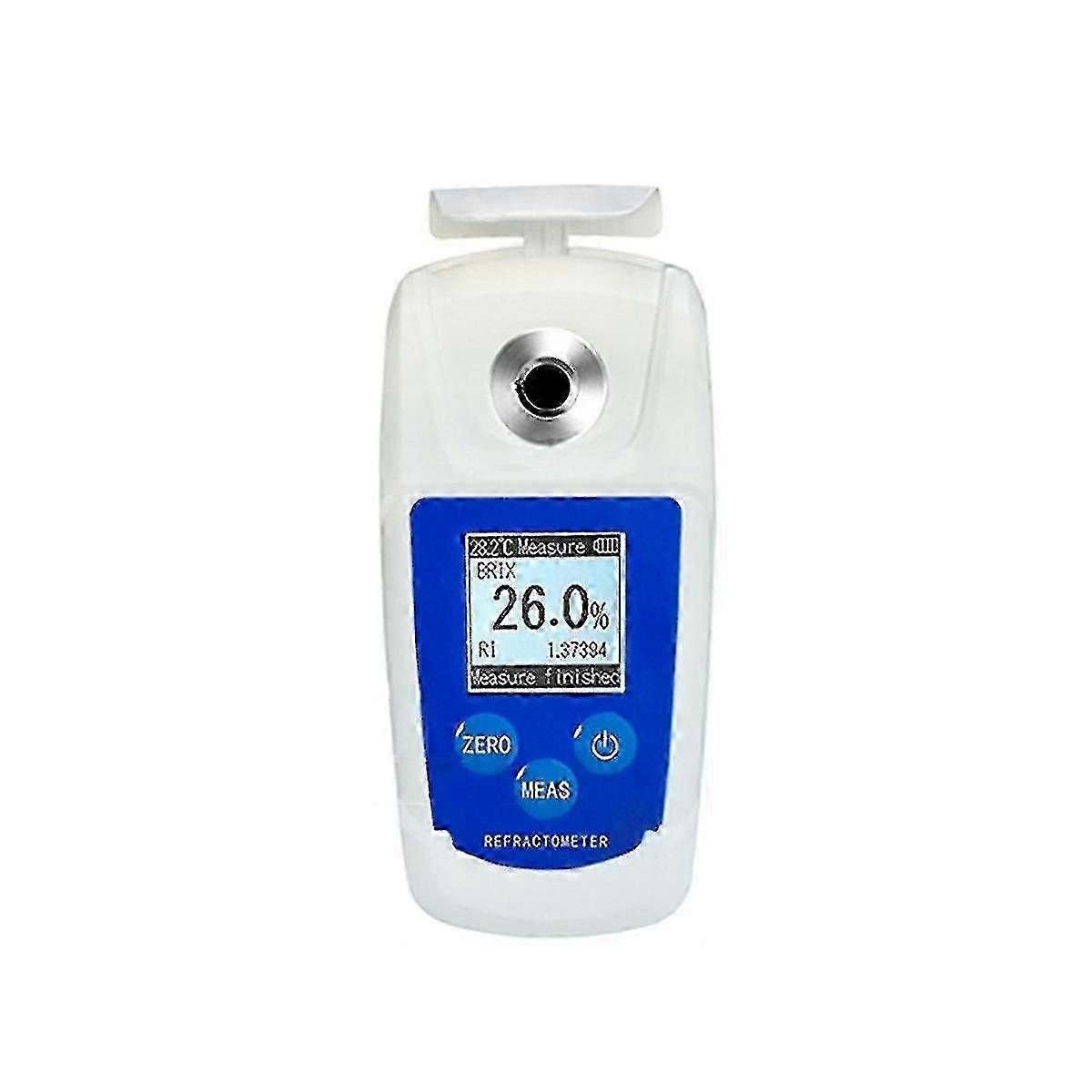 Digital Refractometer Sugar Meter Refractometer Digital Fruit Sugar Meter Juice Drinks Measuring Range 0-55%