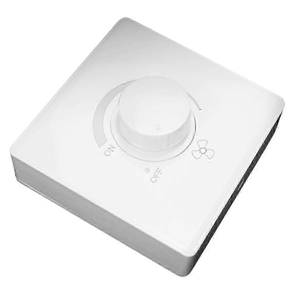 Fan Speed Controller, Stepless Adjustment 86 Type Wall Mount AC220V 300W Regulator