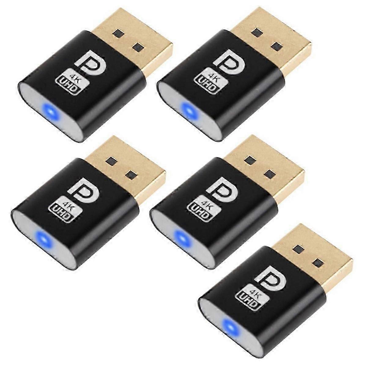 4K Displayport Dummy Plug DP Virtual Display Adapter DP Dummy Plug EDID Headless Ghost Emulator Acce