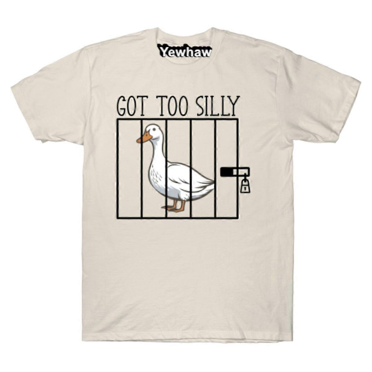 Dumme Gans Hinter Gittern Wurde Zu Dumm T-Shirt