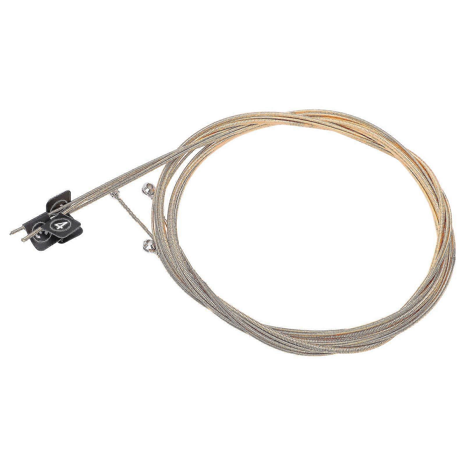 2025 4Pcs Bass String Metal G D A E 4 Notes Instrument Accessory Set Kit for Replacement