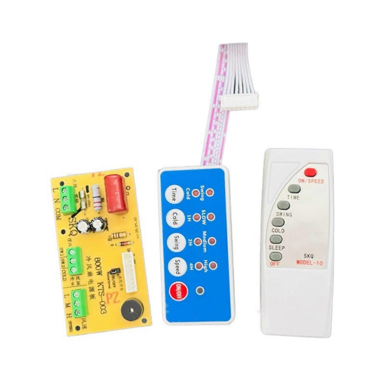 Fan Circuit Board Control Board Air Conditioning Maintenance Part PCB Texture Replacement Part Electronic Cooling Repair Multicolor