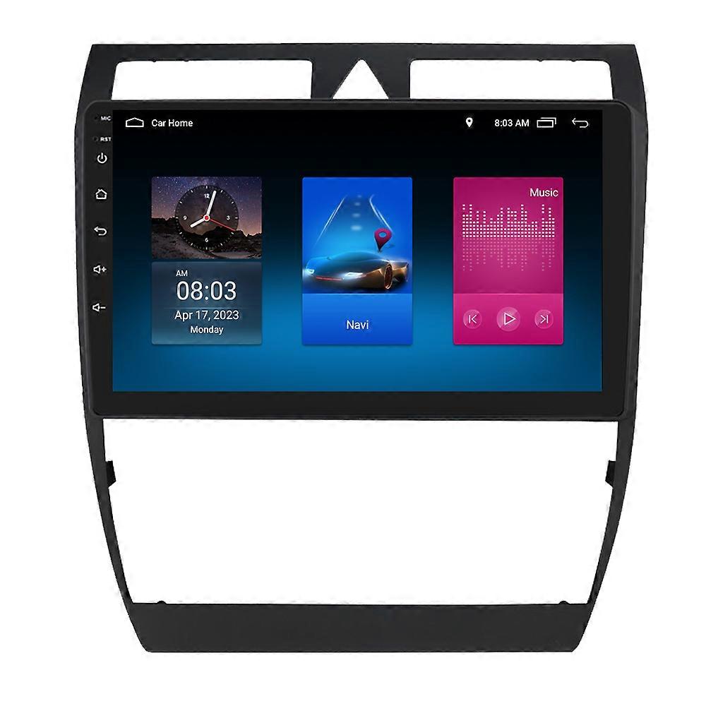 Car Radio Autoradio Bluetooth Wireless CarPlay Android Auto GPS Sat Nav WiFi FM RDS for A6 C5 1997 - 2004 S6 2 1999 - 2004 RS6 1 2002 - 2006