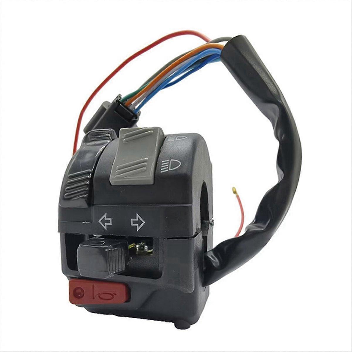 Left Switch for Motorcycle Handlebar, Headlight, Turn Signal, Horn.