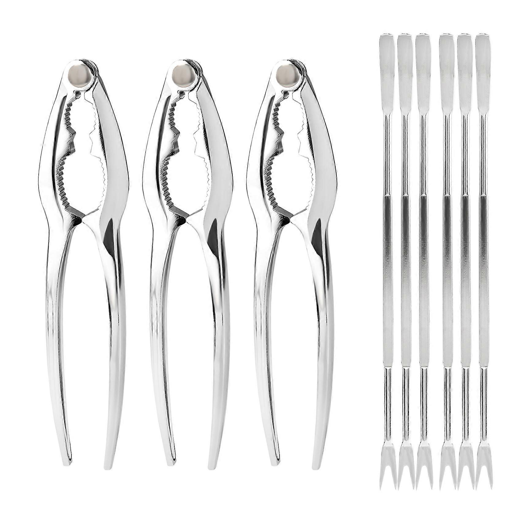 Seafood Crackers Tools Nutcrackers Set, Crab Nut Lobster Opener Shellfish Lobster Leg Sheller Kitche