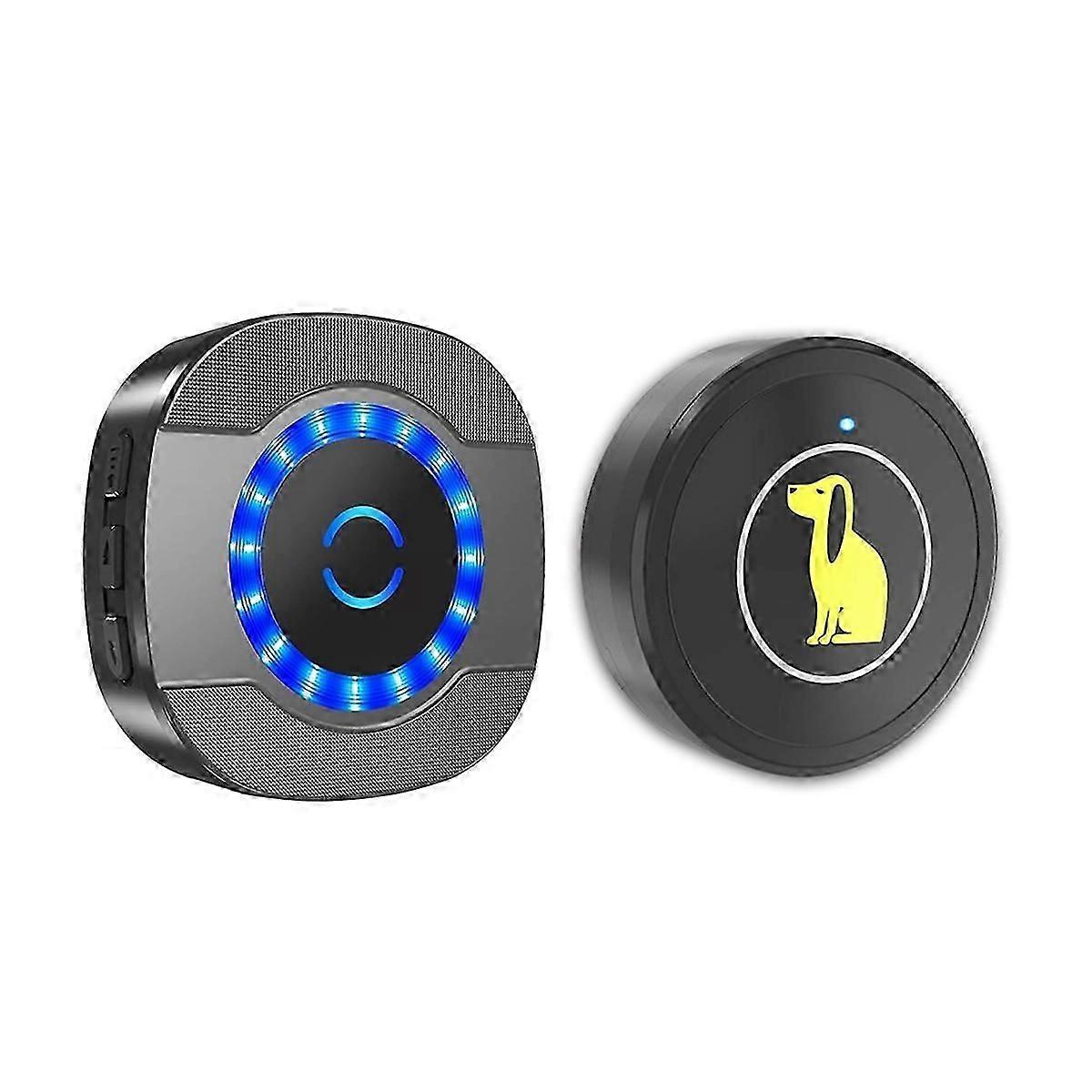 جرس الباب التدريب على استخدام الحمام Watrerproof Super-Light Touch جرس الباب اللاسلكي للكلب 55 ميلودي 5