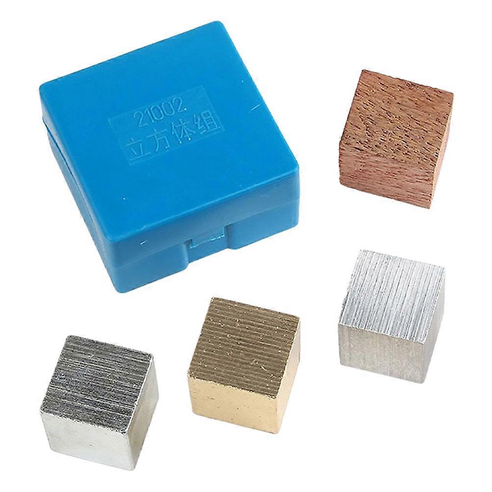 Educational Density Cubes For Laboratory Projects Physics Understanding For Teachers 4Pcs