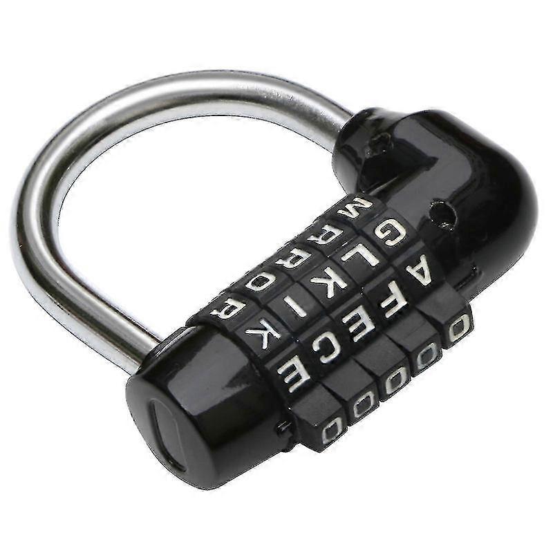 5 Letter Combination Padlock Secure for Luggage Lockers