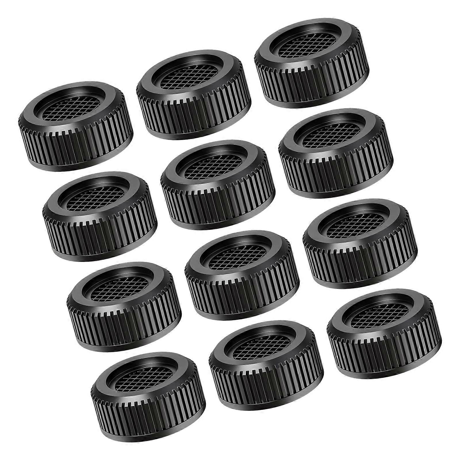 12Pcs Anti Vibration Pads For Washing Machine Shock and Noise Cancelling Washer Dryer Support Foot Mat Against Walking Multicolor