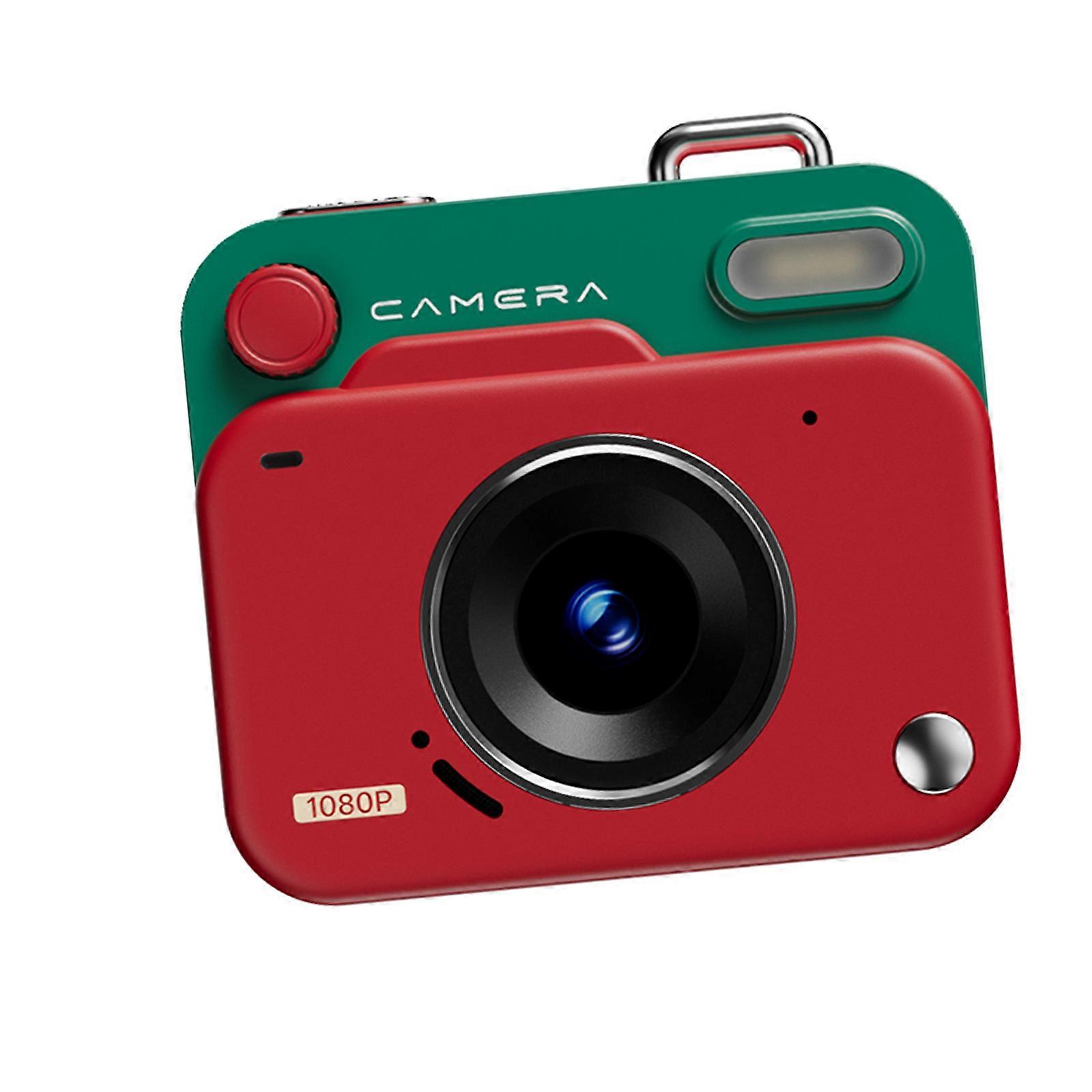 Childrens First Camera With 80 Moment Recording Capacity Auto Cover Video Mode Compact Design For Outdoor Exploration  Red