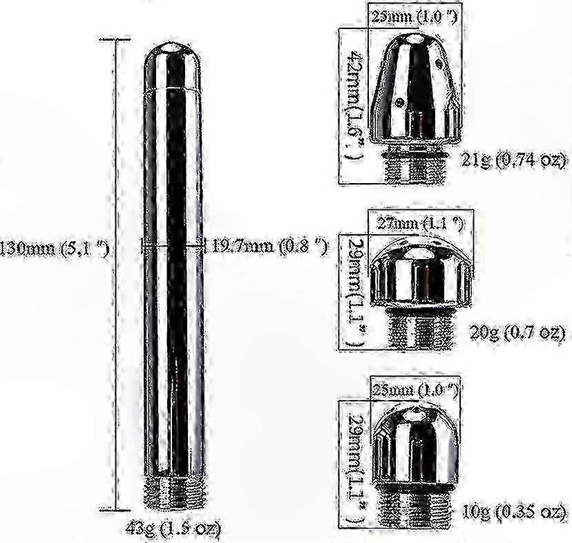 Anal Cleansing System with 3 Interchangeable Heads for Effective Colonic Hygiene Support