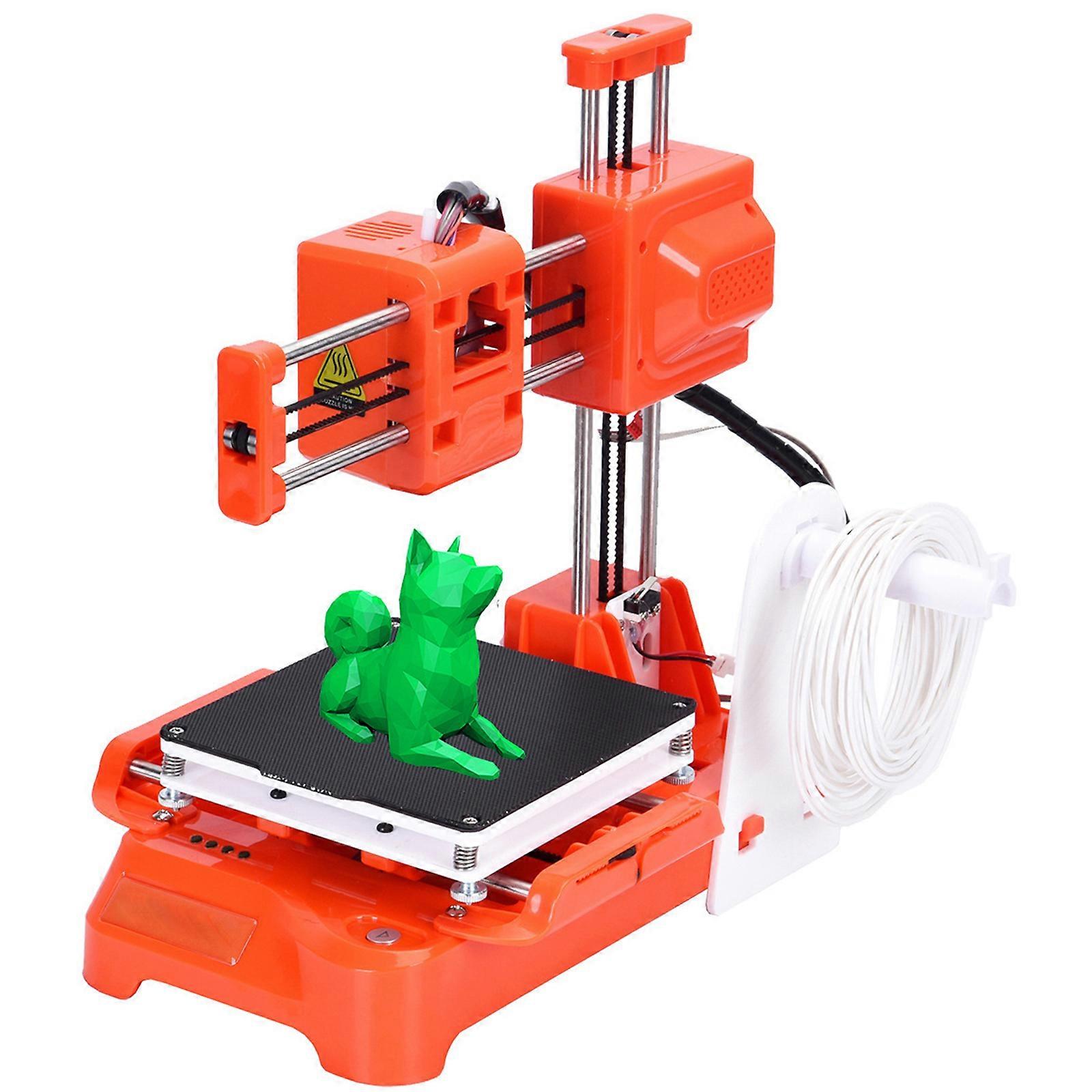 Functional FDM 3D Printer Quick Heat Up Efficient and Reliable 3D Printing Machine High Precise Printers Device  Orange