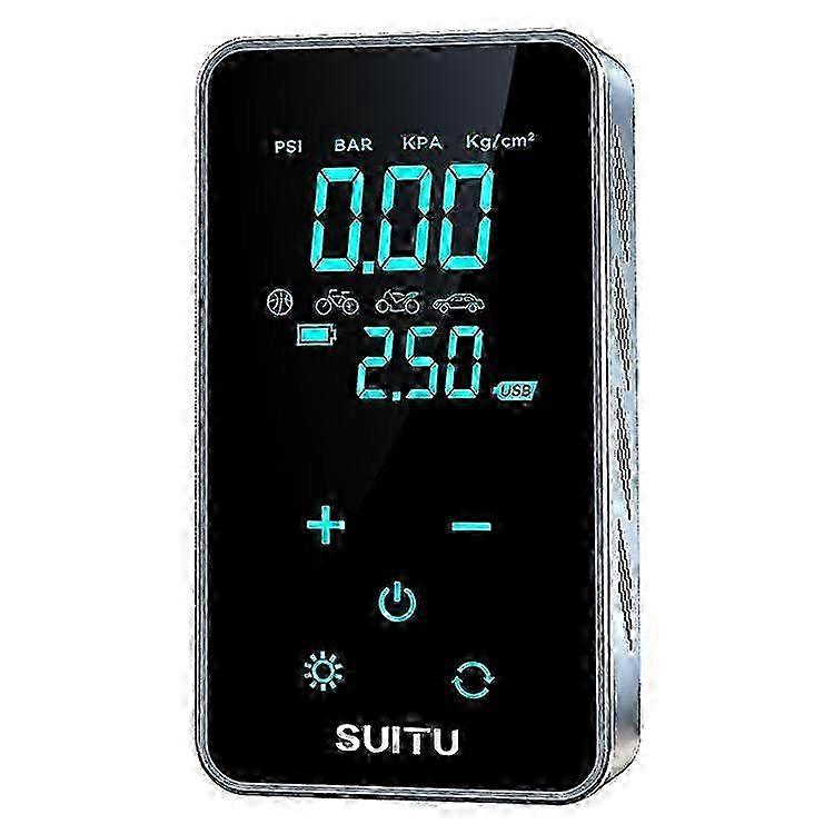 SUITU ST-9616C Portable Car Tire Air Pump Touch Screen Smart Wireless Digital Display Tyre Inflator