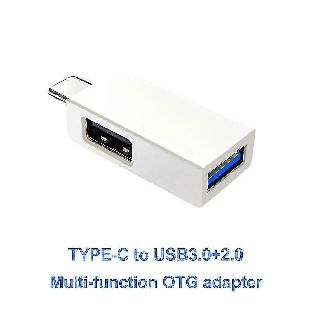 Fonken 2 in 1 Multi-function OTG Adapter USB-C To USB3.0/USB2.0 Type-C Charging Converter For Huawei Samsung
