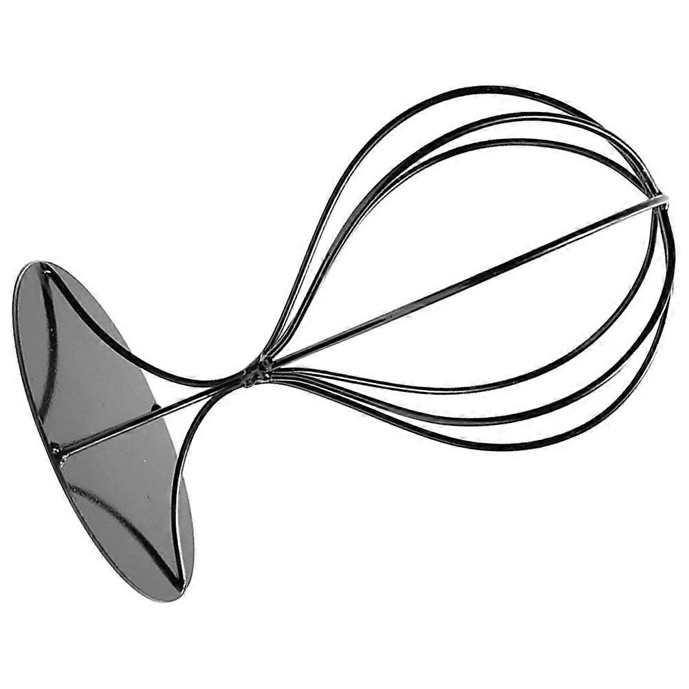 Hat Holder Metal Hat Stand for Display 2Pcs Black Desktop Use
