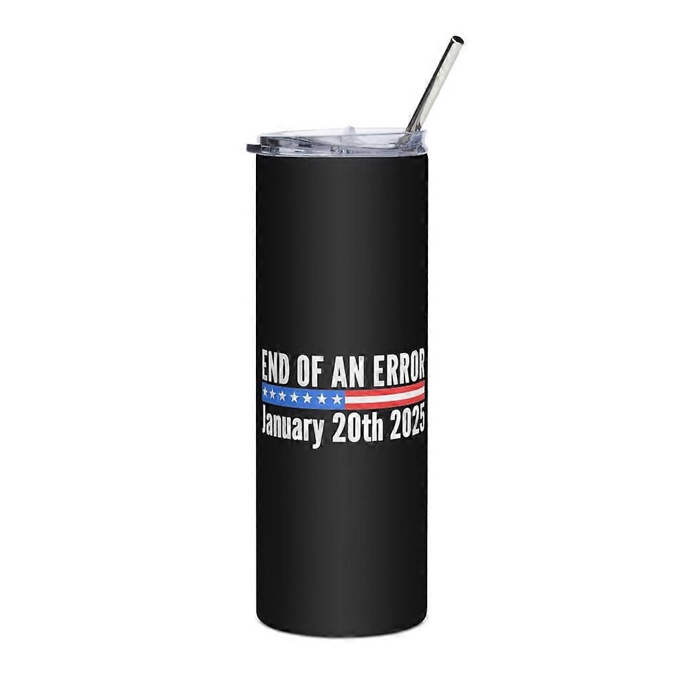 Funny US Inauguration Skinny Slim Tumbler, End Of An Error January 20th 2025