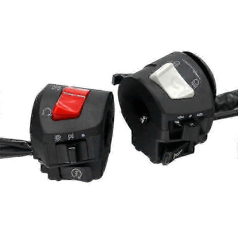 Motorcycle handlebar controls for electric - left right 22mm switches