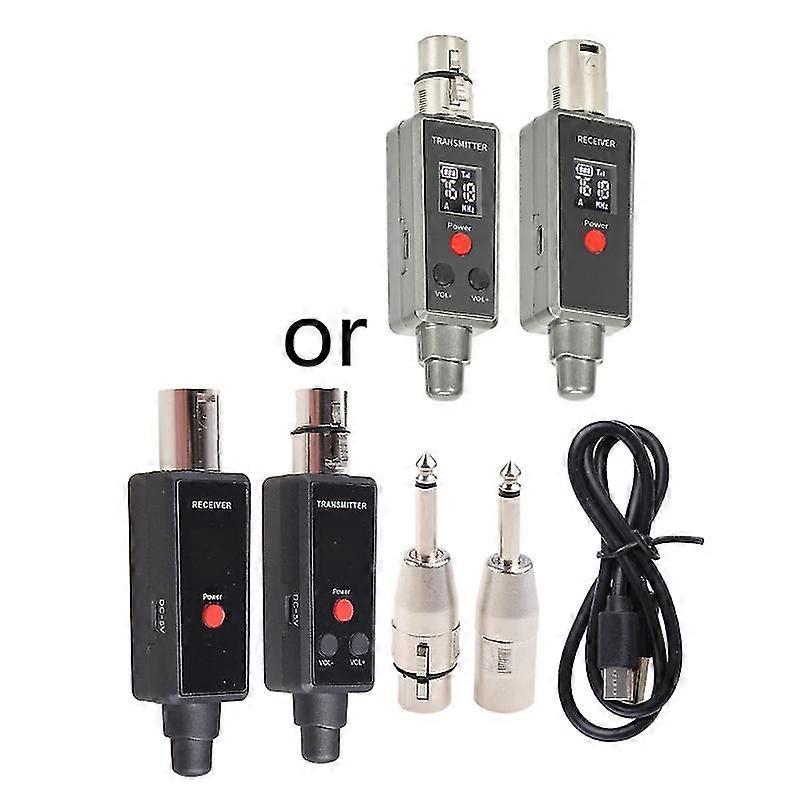 Rechargeable Wired Microphone To Wireless Mic- System Converter Transmitter