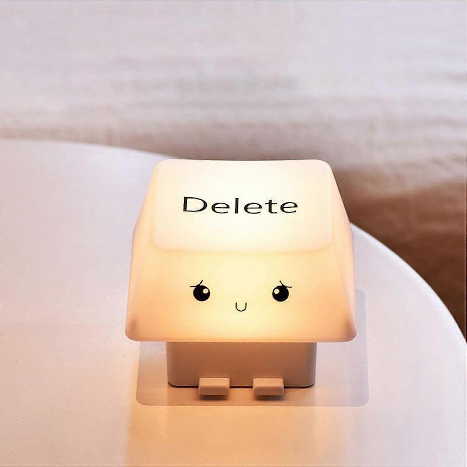 Keycap Creative Light, Relaxing Bedside Light, Keycap Night Lamp, Multi-Function, Compact, Portable