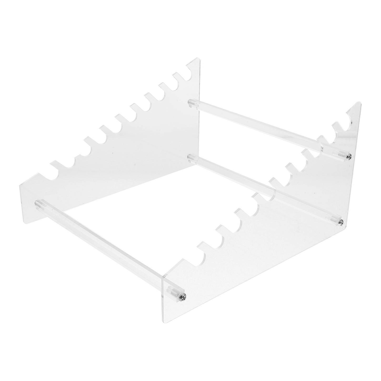 Acrylic Micropipette Rack for Laboratory Pipette Storage with Transparent Stand